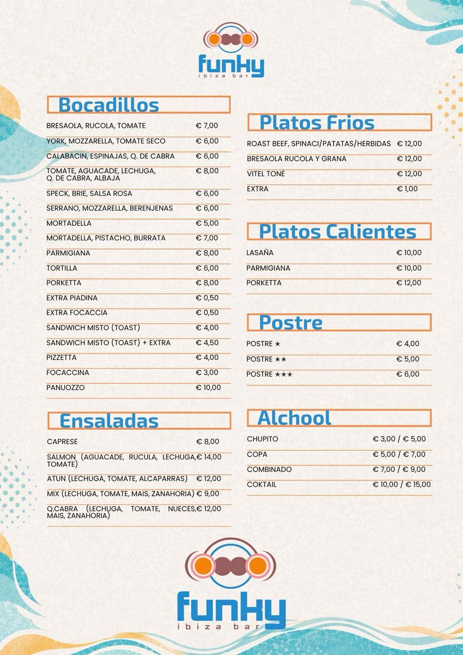 Funkyibiza menu – pagina 2